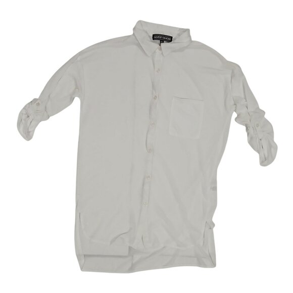 Almost Famous women's blouse white top shirt size L. - Picture 1 of 13
